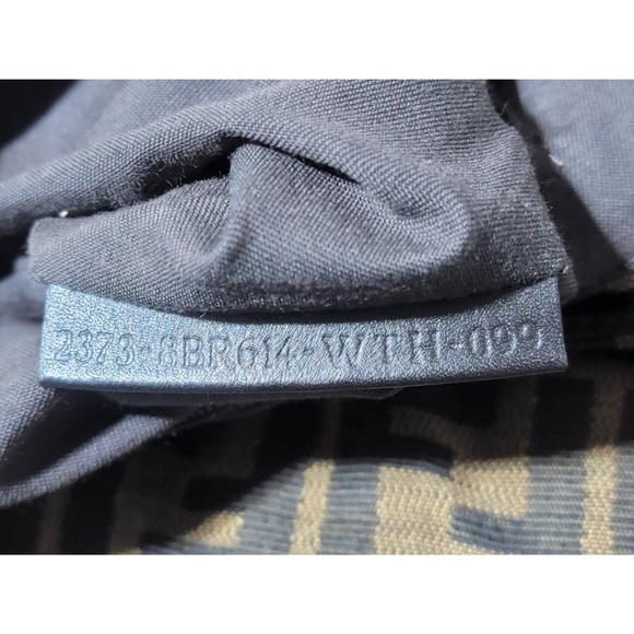 Authentic Fendi Baguette Mia Zucca Shoulder Handbag Brown - Picture 9 of 16